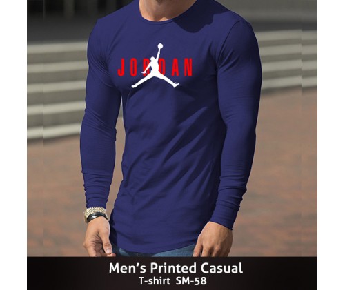 Mens Printed Casual T-shirt SM-58